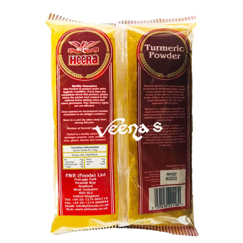 Buy Heera Turmeric Powder 1kg at Veenas.com - Online Indian Grocery Store UK