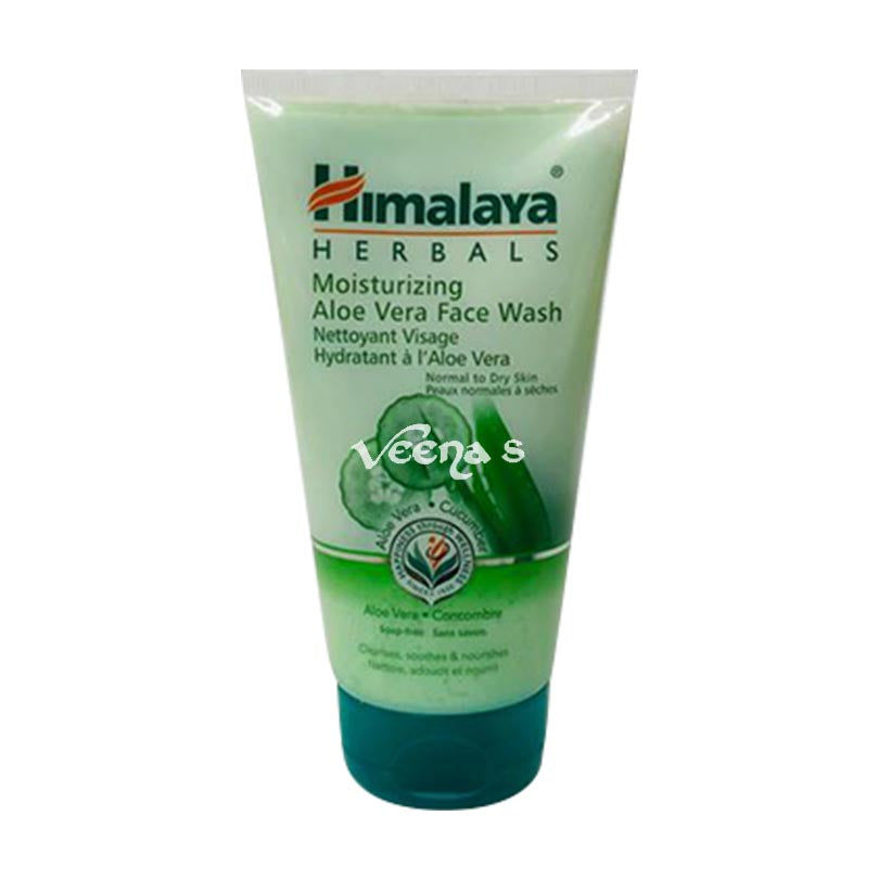 Buy Himalaya Moisturizing Aloe Vera Face Wash 150ml at Veenas.com - Online Indian Grocery Store UK