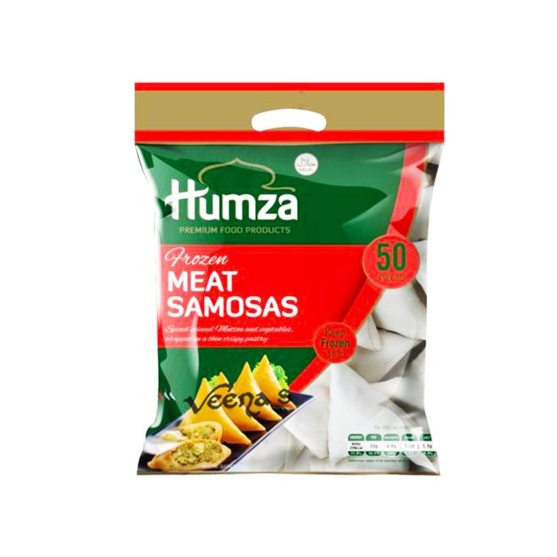 Humza Ac Buy Humza 50 Meat Samosa 1.65kg Online in the UK – veenas.com
