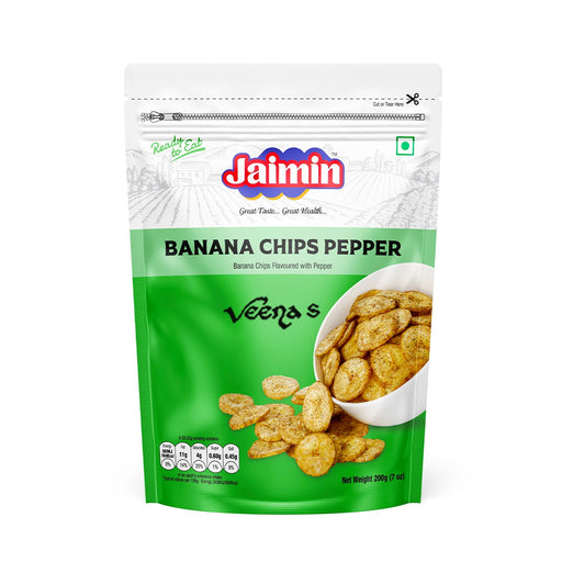 Jaimin Banana Chips Pepper 200g