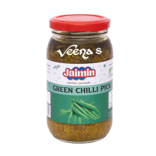 Jaimin Green Chilli pickle 400g