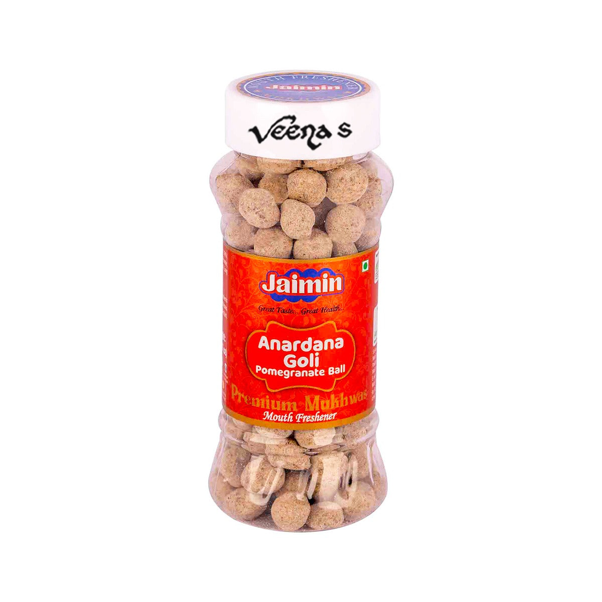 Buy Jaimin Anardana Goli Pomegranate Ball 175g at Veenas.com - Online Indian Grocery Store UK