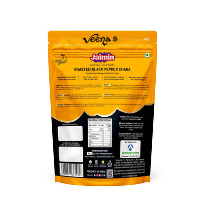 Buy Jaimin Roasted Black Pepper Chana 200g at Veenas.com - Online Indian Grocery Store UK
