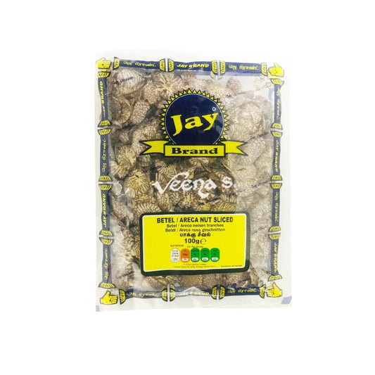 Jay Brand Betel (Areca) Nut Sliced 100g