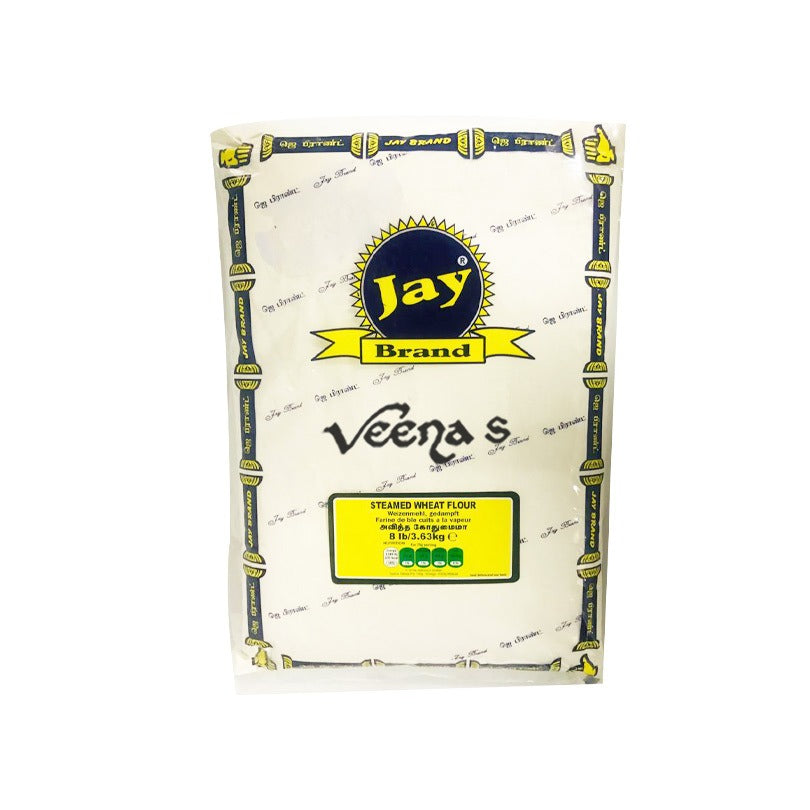 Buy Jay Brand Steamed Wheat Flour 3.6kg at Veenas.com - Online Indian Grocery Store UK
