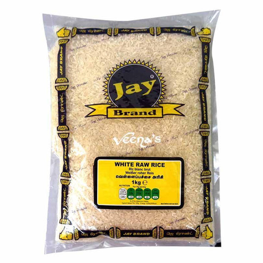 Jay Brand White Raw Rice 1kg