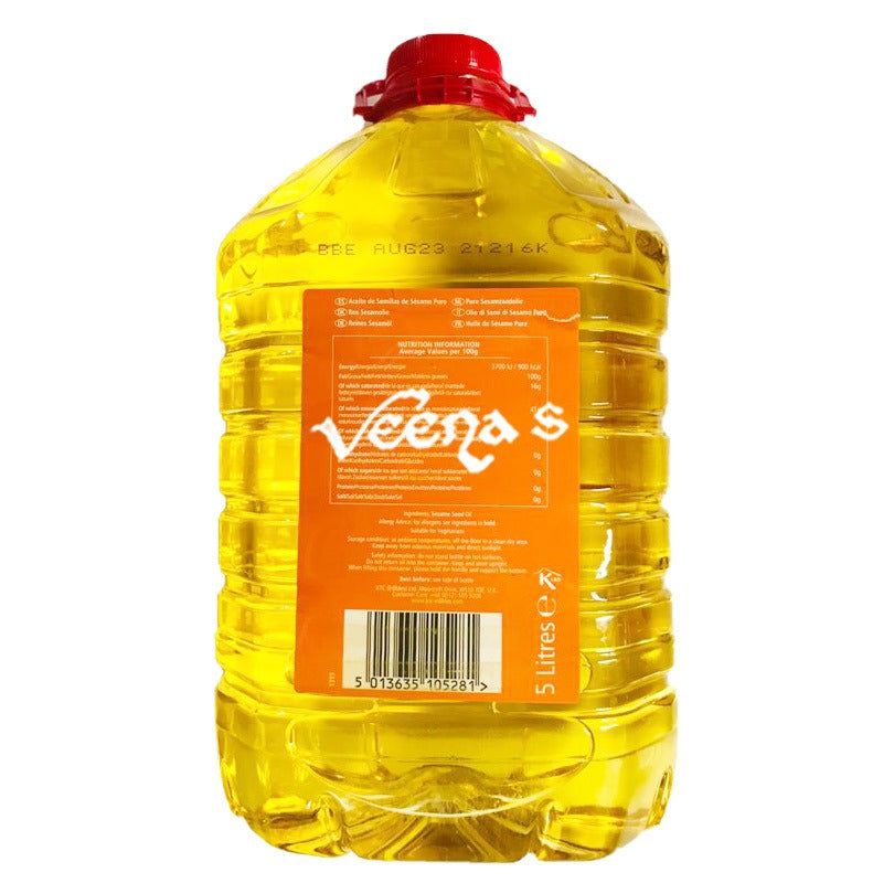 Buy KTC Sesame Seed Oil 5L at Veenas.com - Online Indian Grocery Store UK