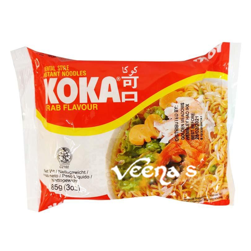 Buy Koka Noodles Crab Flavour 85g at Veenas.com - Online Indian Grocery Store UK