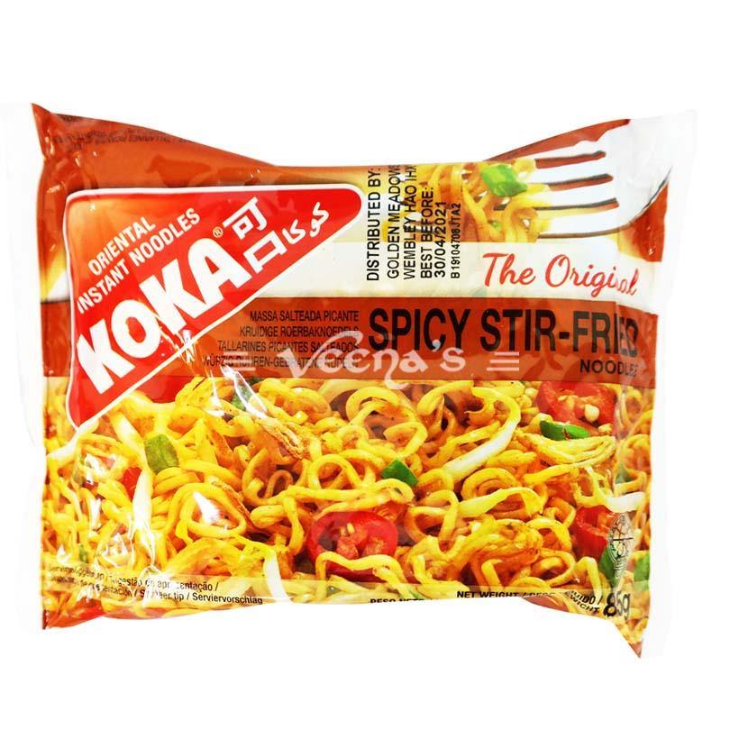 Buy Koka Noodles Spicy Stir - Fried Flavour 85G at Veenas.com - Online Indian Grocery Store UK