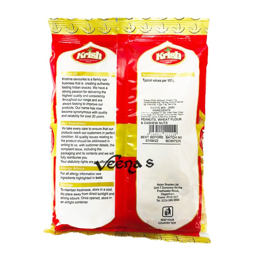 Buy Krish Exotic Mix 250g at Veenas.com - Online Indian Grocery Store UK