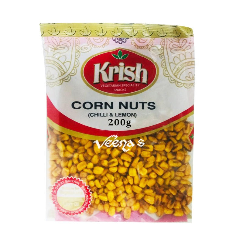 Buy Krish Chilli & Lemon Corn Nut 200g at Veenas.com - Online Indian Grocery Store UK