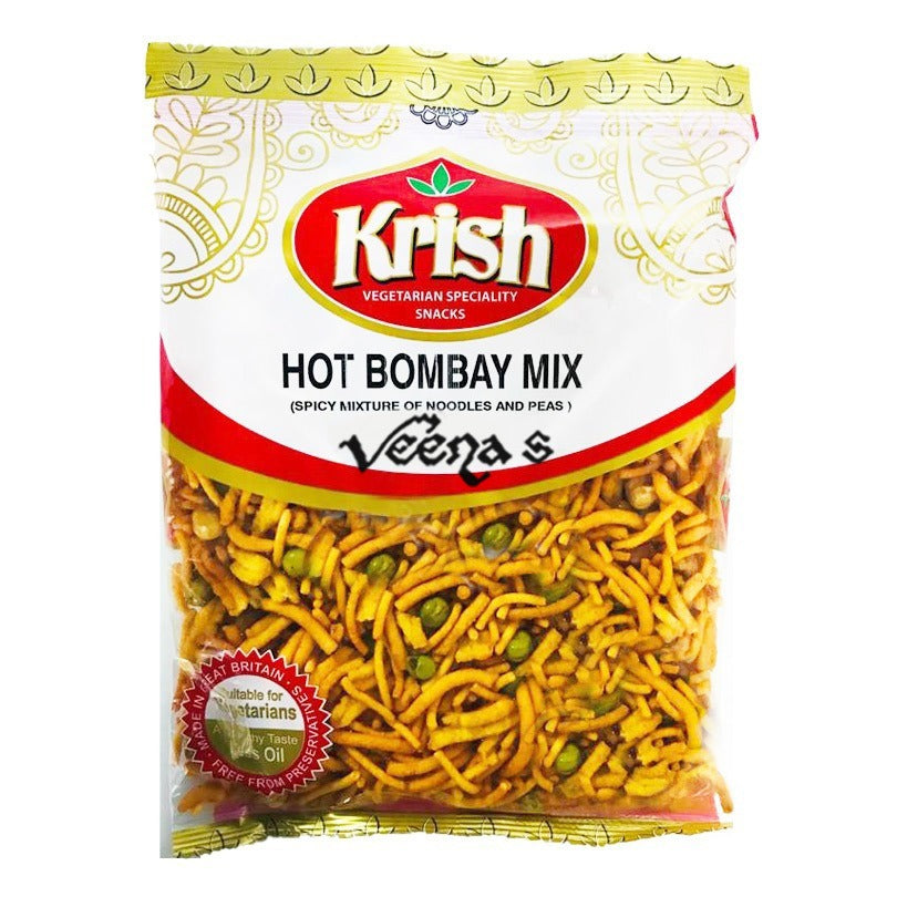 Buy Krish Hot Bombay Mix 200g at Veenas.com - Online Indian Grocery Store UK