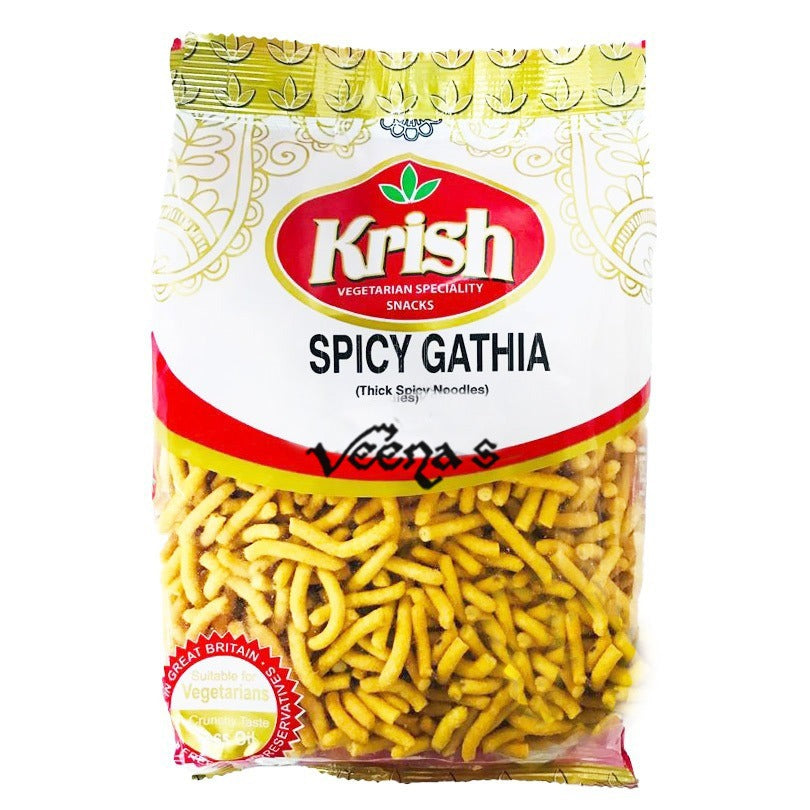 Buy Krish Spicy Gathia 250g at Veenas.com - Online Indian Grocery Store UK
