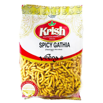 Buy Krish Spicy Gathia 250g at Veenas.com - Online Indian Grocery Store UK