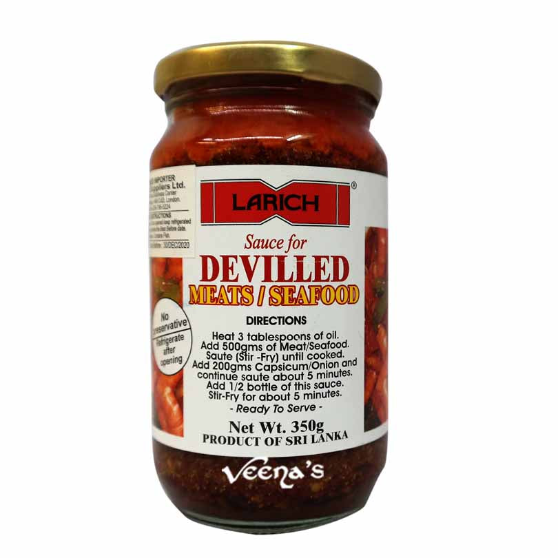 Buy Larich Devilled Meats/Seafood 350g at Veenas.com - Online Indian Grocery Store UK