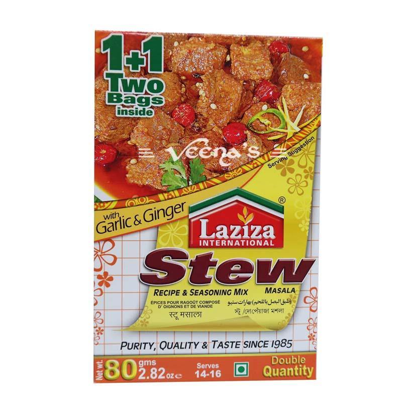 Buy Laziza Stew Masala 80G at Veenas.com - Online Indian Grocery Store UK