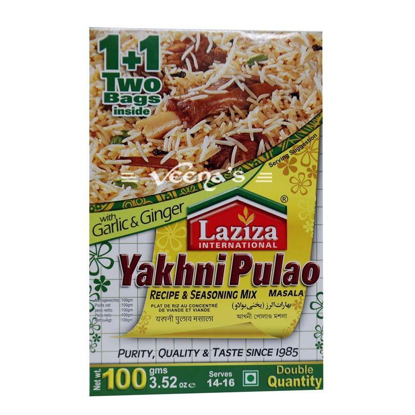 Buy Laziza Yakhni Pulao Masala 100G at Veenas.com - Online Indian Grocery Store UK