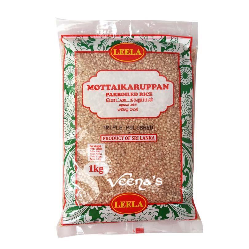 Buy Leela Mottaikaruppan Rice 1kg at Veenas.com - Online Indian Grocery Store UK
