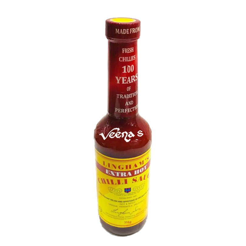 Buy Lingham's Extra Hot Chilli Sauce 385g at Veenas.com - Online Indian Grocery Store UK