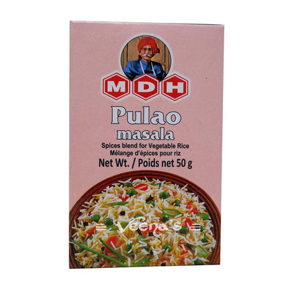 Buy MDH Pulao Masala 50g at Veenas.com - Online Indian Grocery Store UK