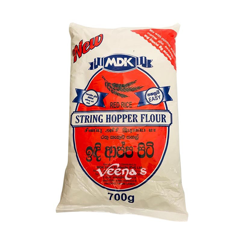 Buy MDK Red Rice String Hopper Flour 700g at Veenas.com - Online Indian Grocery Store UK