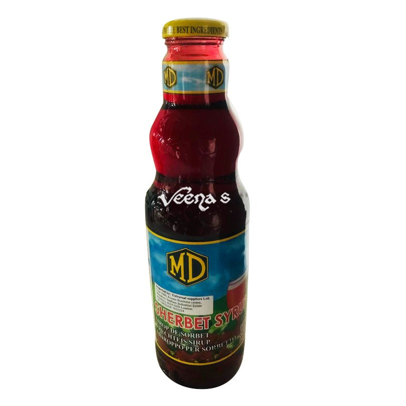 Sherbert Syrup Buy MD Sherbet Syrup 750ml Online in UK | Veena’s – veenas.com