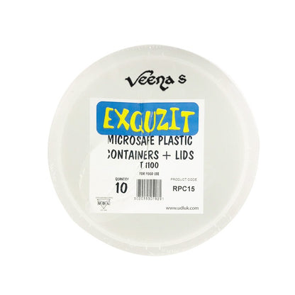 Udl Exquzit 10" Microsafe Plastic Container+ Lids (RPC15)