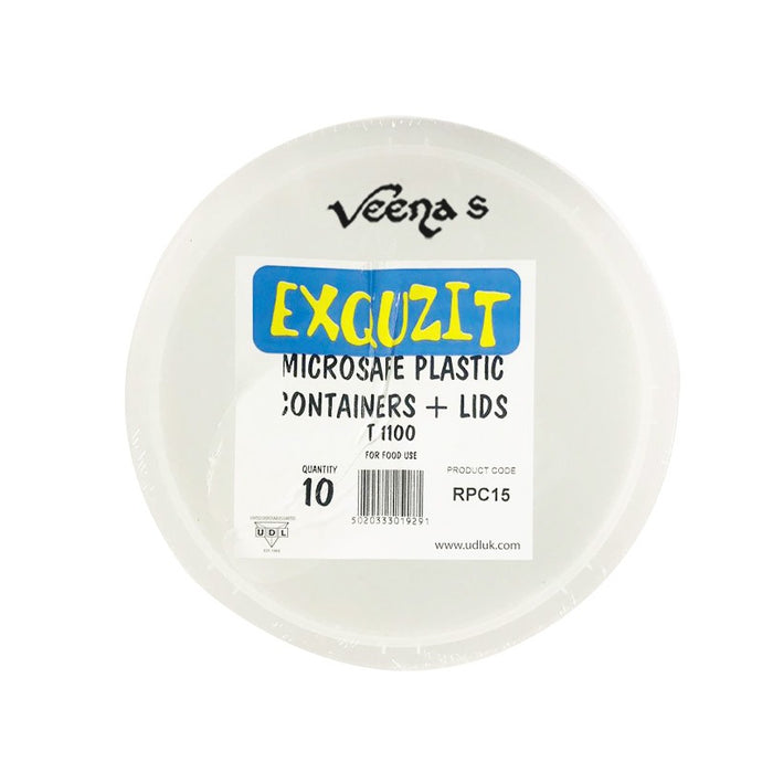 Udl Exquzit 10" Microsafe Plastic Container+ Lids (RPC15)