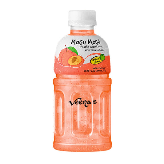 Mogu Mogu Peach Flavoured Drink with Nata de Coco 320ml