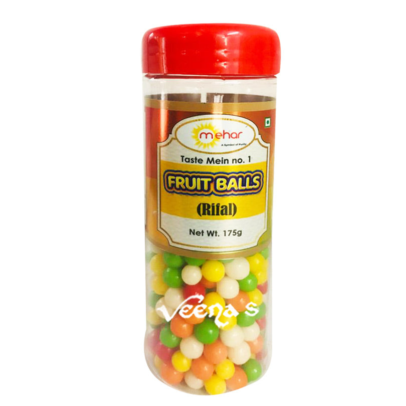 Buy Mehar Fruit Balls Rifal 175g at Veenas.com - Online Indian Grocery Store UK