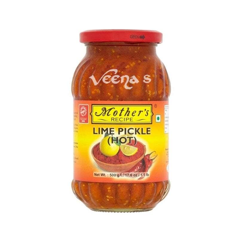 Buy Mother's Recipe Lime Pickle (Hot) 500g at Veenas.com - Online Indian Grocery Store UK