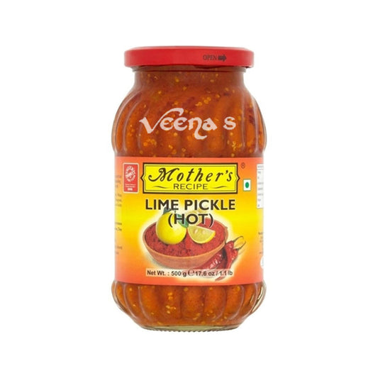 Buy Mother's Recipe Lime Pickle (Hot) 500g at Veenas.com - Online Indian Grocery Store UK