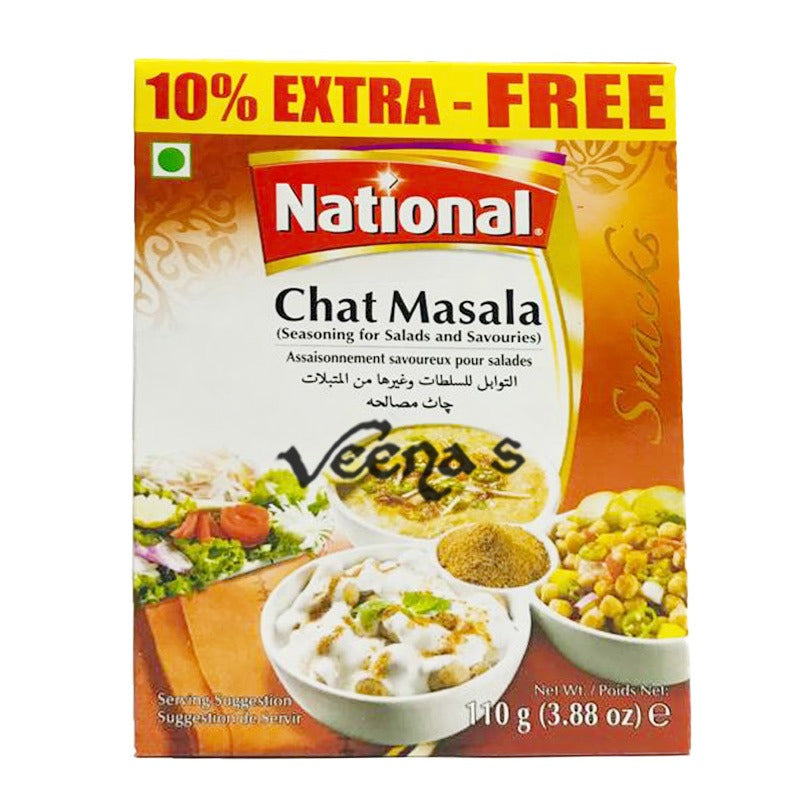 Buy National Chat Masala 110g at Veenas.com - Online Indian Grocery Store UK