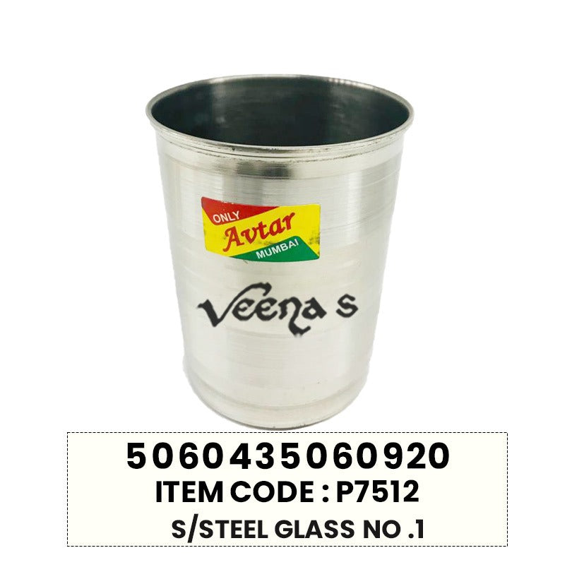 Buy NW SS Glass Design P7512 at Veenas.com - Online Indian Grocery Store UK