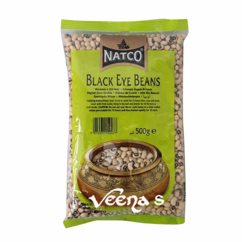 Buy Natco Black Eye Beans 500g at Veenas.com - Online Indian Grocery Store UK