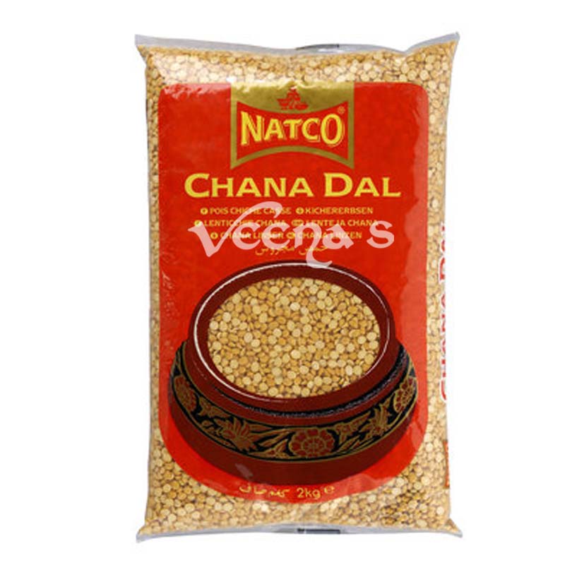 Buy Natco Chana Dal 2kg at Veenas.com - Online Indian Grocery Store UK