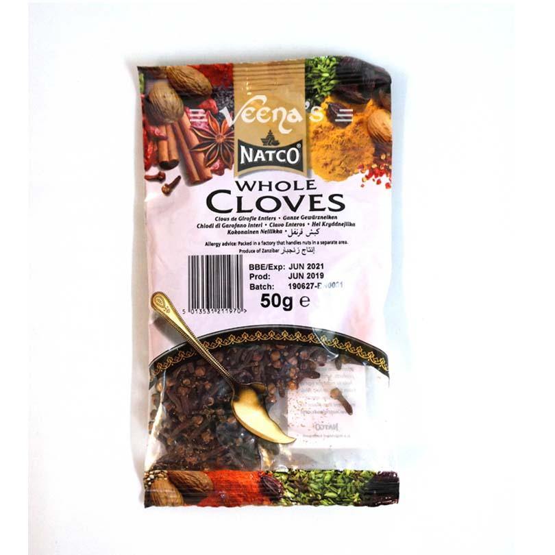 Buy Natco Cloves Whole 50g at Veenas.com - Online Indian Grocery Store UK