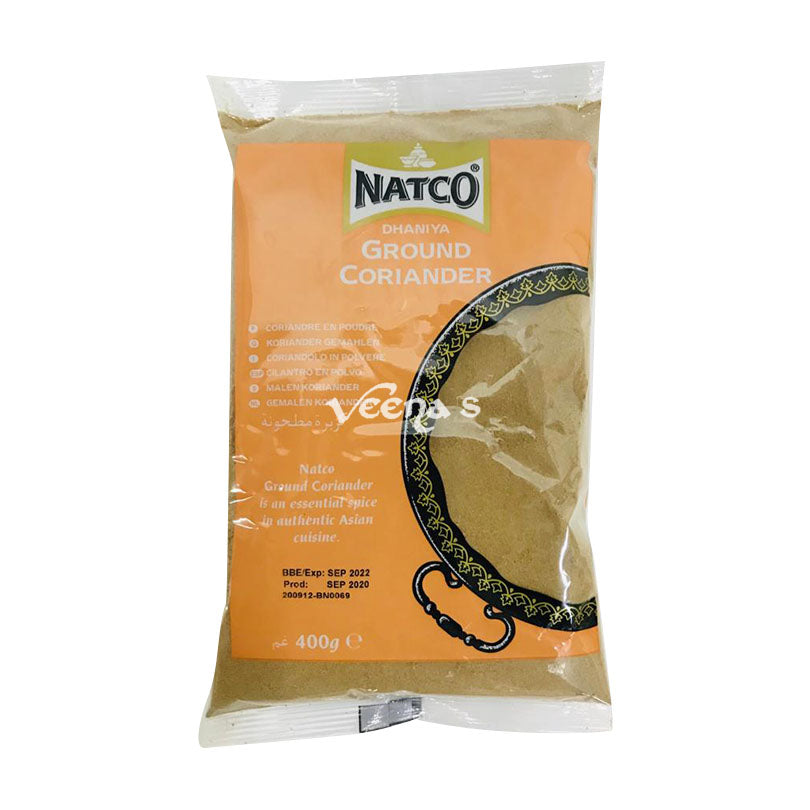Buy Natco Ground Coriander (Dhaniya) 400g at Veenas.com - Online Indian Grocery Store UK