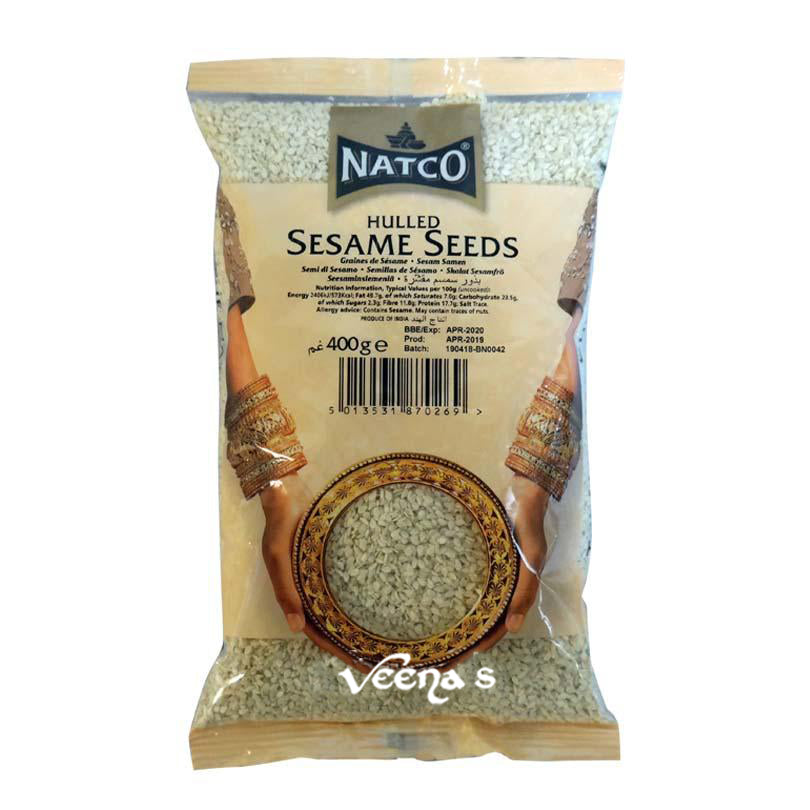 Buy Natco Hulled Sesame Seeds 400g at Veenas.com - Online Indian Grocery Store UK
