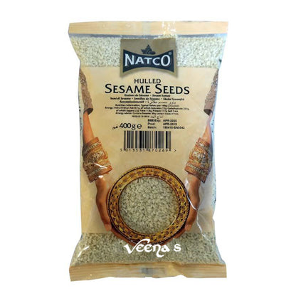 Buy Natco Hulled Sesame Seeds 400g at Veenas.com - Online Indian Grocery Store UK