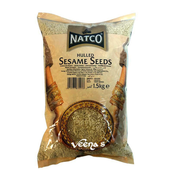 Natco Hulled Sesame Seeds 1.5kg
