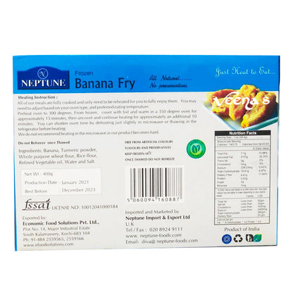 Neptune Frozen Banana Fry 400g