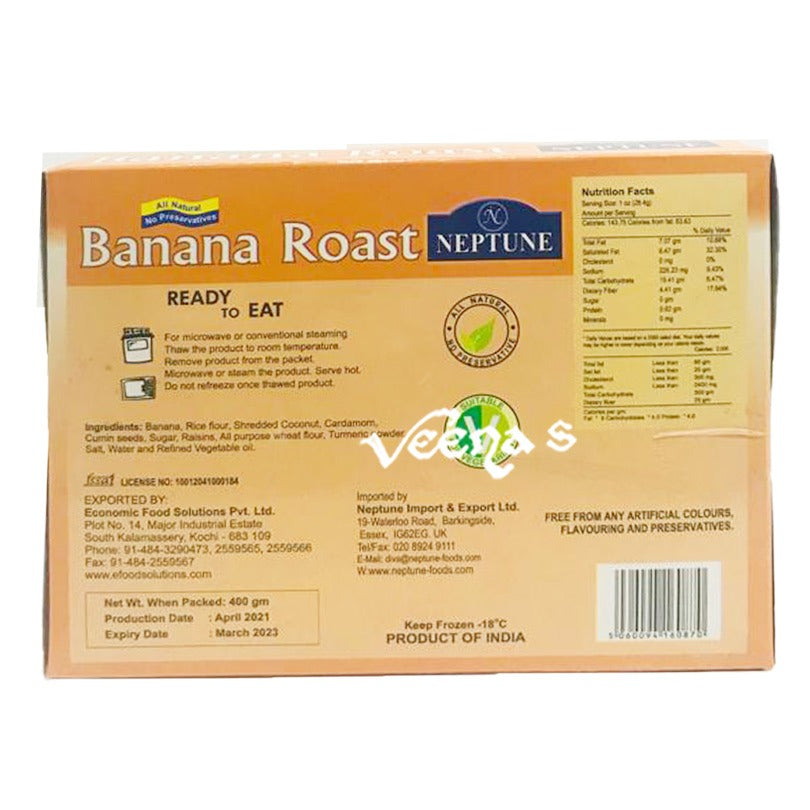Neptune Frozen Banana Roast 400g