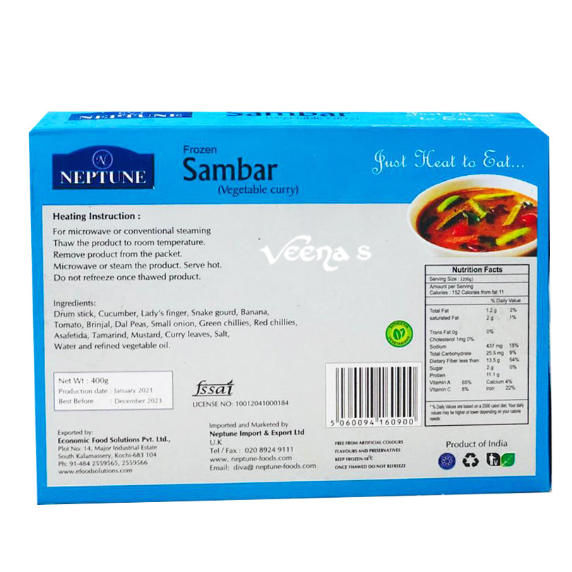 Neptune Frozen Sambar 400g