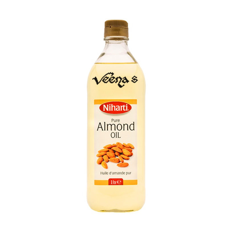 Buy Niharti Almond Oil 1Ltr at Veenas.com - Online Indian Grocery Store UK