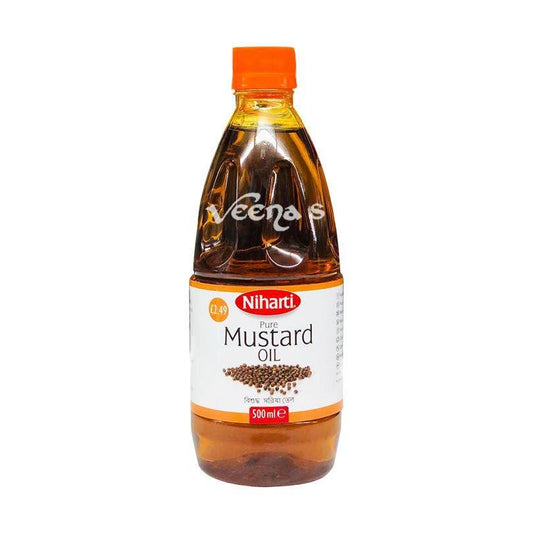 Buy Niharti Mustard Oil 500ml at Veenas.com - Online Indian Grocery Store UK