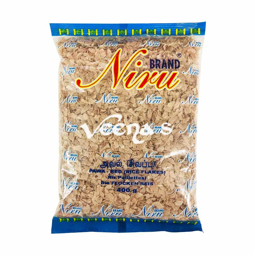 Buy Niru Red Rice Flakes 400g at Veenas.com - Online Indian Grocery Store UK