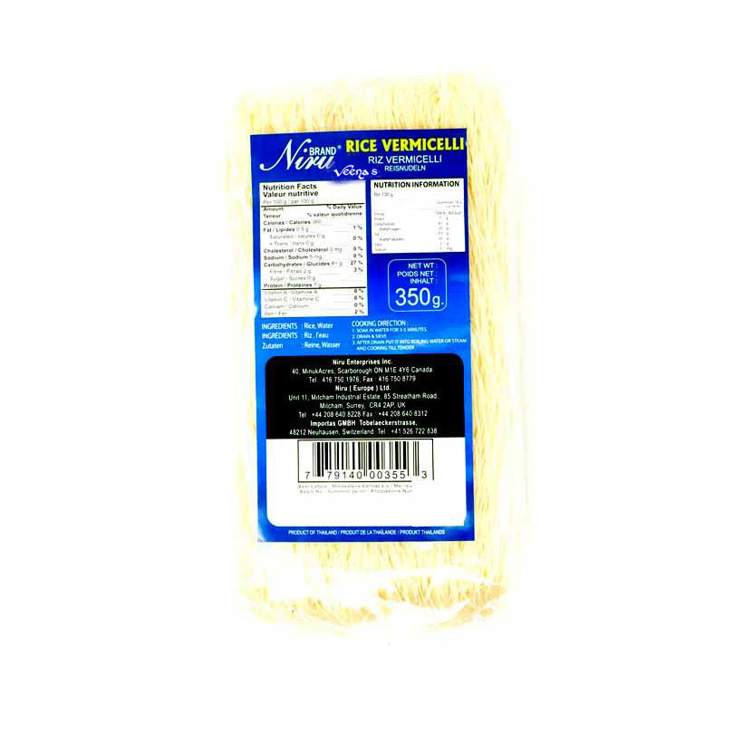Buy Niru Rice Vermicelli White 350g at Veenas.com - Online Indian Grocery Store UK