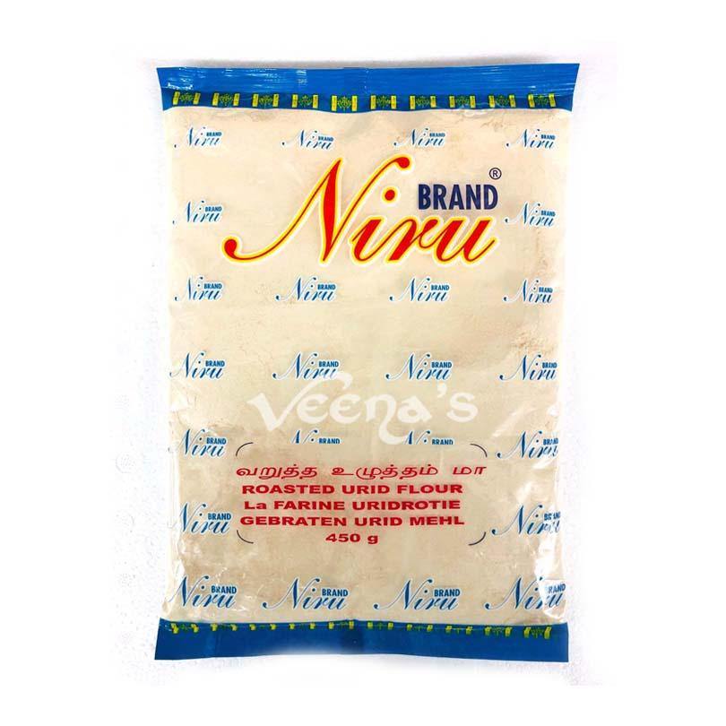 Buy Niru Roasted Urid Flour 450g at Veenas.com - Online Indian Grocery Store UK