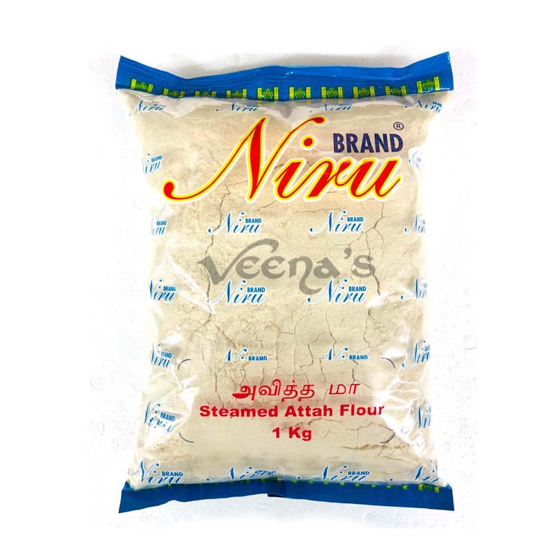 Buy Niru Steamed Attah Flour 1kg at Veenas.com - Online Indian Grocery Store UK